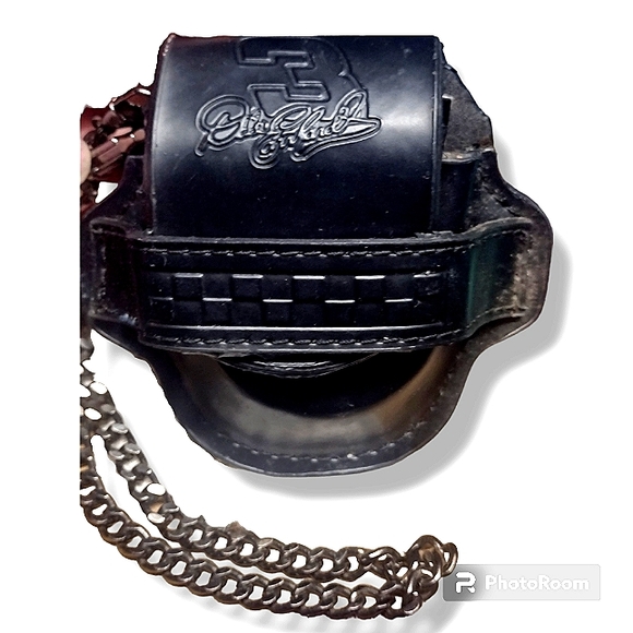 Commemorative Dale Earnhardt Sr. Franklin Mint Pocket Watch & Leather Case - Picture 6 of 16